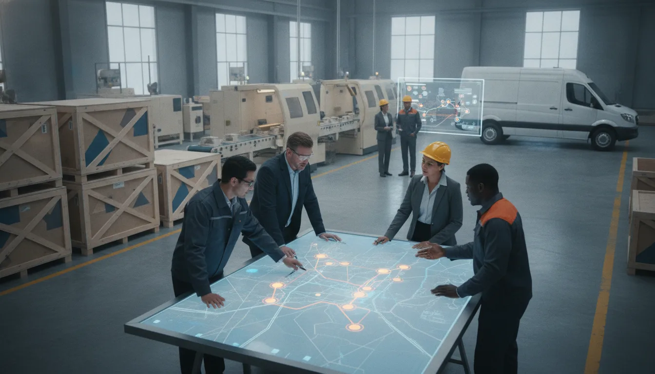 Manufacturer and channel partners plan market coverage beside industrial equipment.