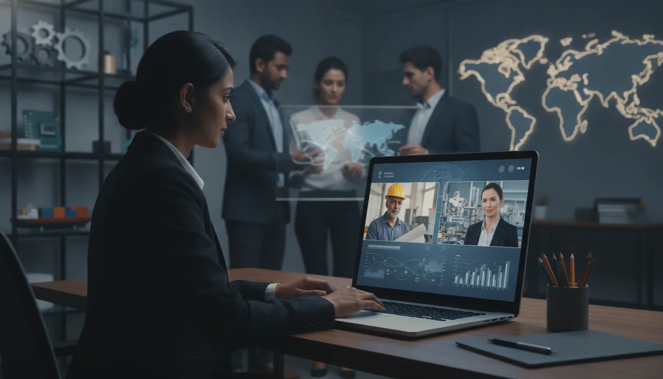Sales development specialist connects an industrial exporter with international procurement prospects.